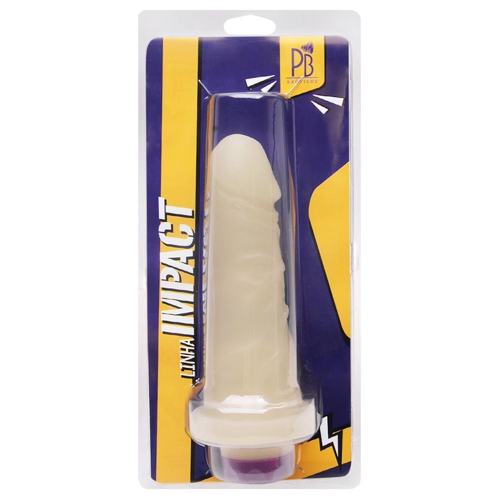 Pênis Vibrador Brilha No Escuro 16,5 X 3,6cm Pau Brasil
