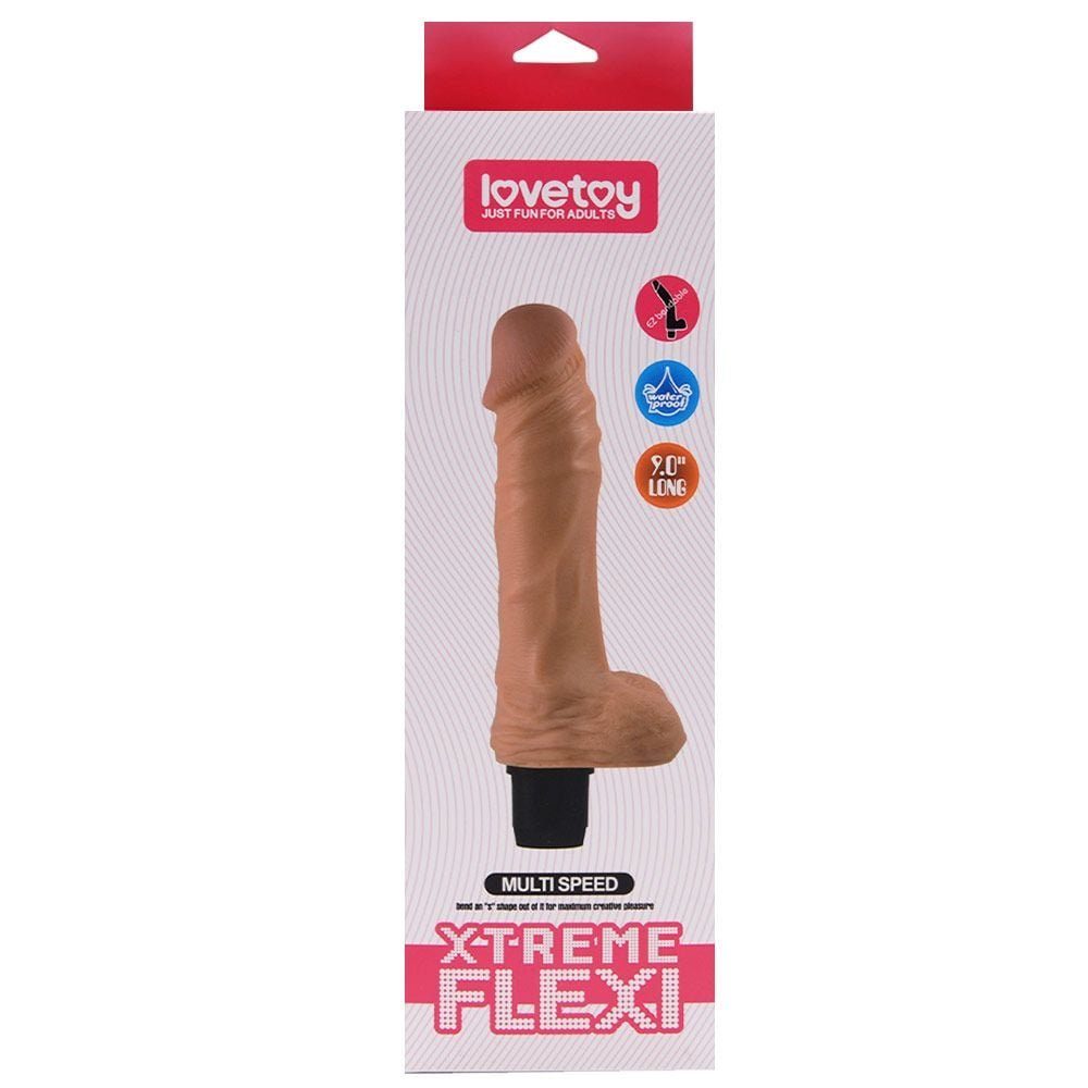 Pênis Vibrador Com Escroto Lovetoy Vipmix