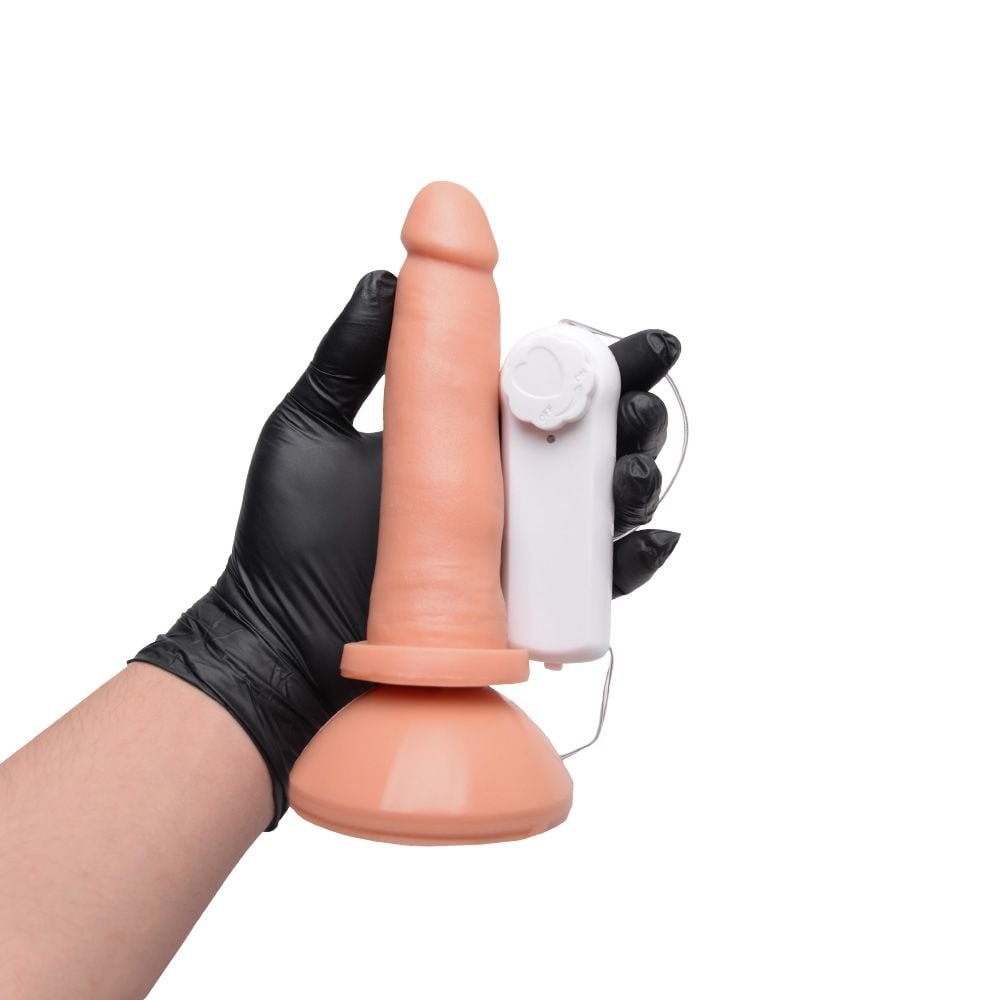 Pênis Vibrador Controle Externo 13,5 X 3,3cm Kgel