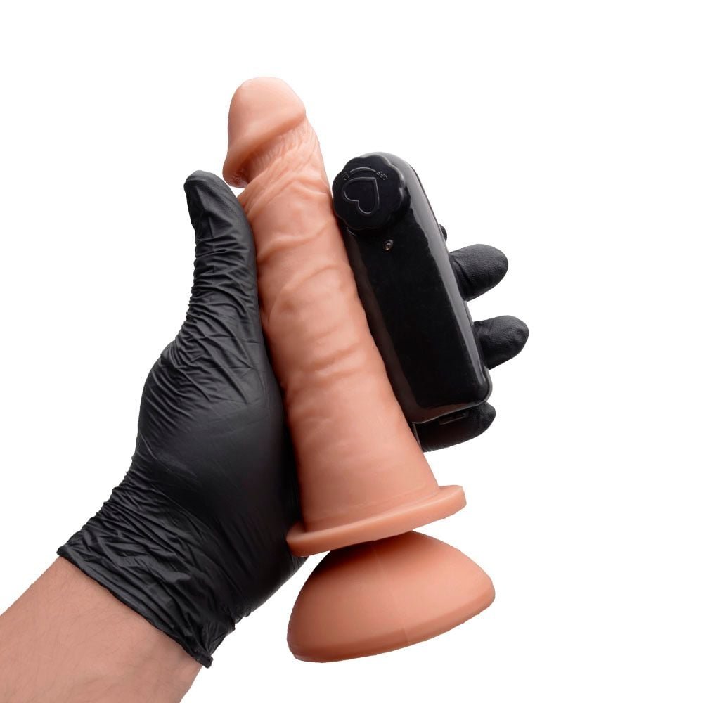 Pênis Vibrador Controle Externo 17,5 X 3,8cm Kgel