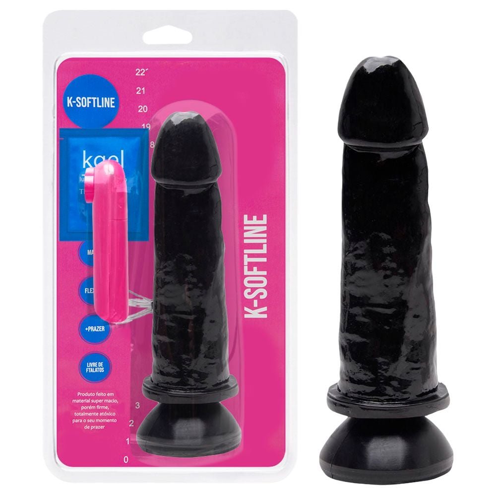 Pênis Vibrador Controle Externo 19 X 5cm Kgel