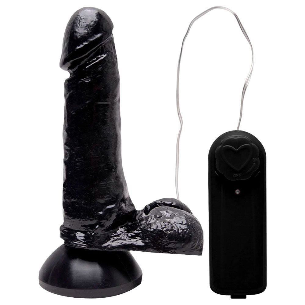 Pênis Vibrador Controle Externo Escroto 17,5 X 3,8cm Kgel