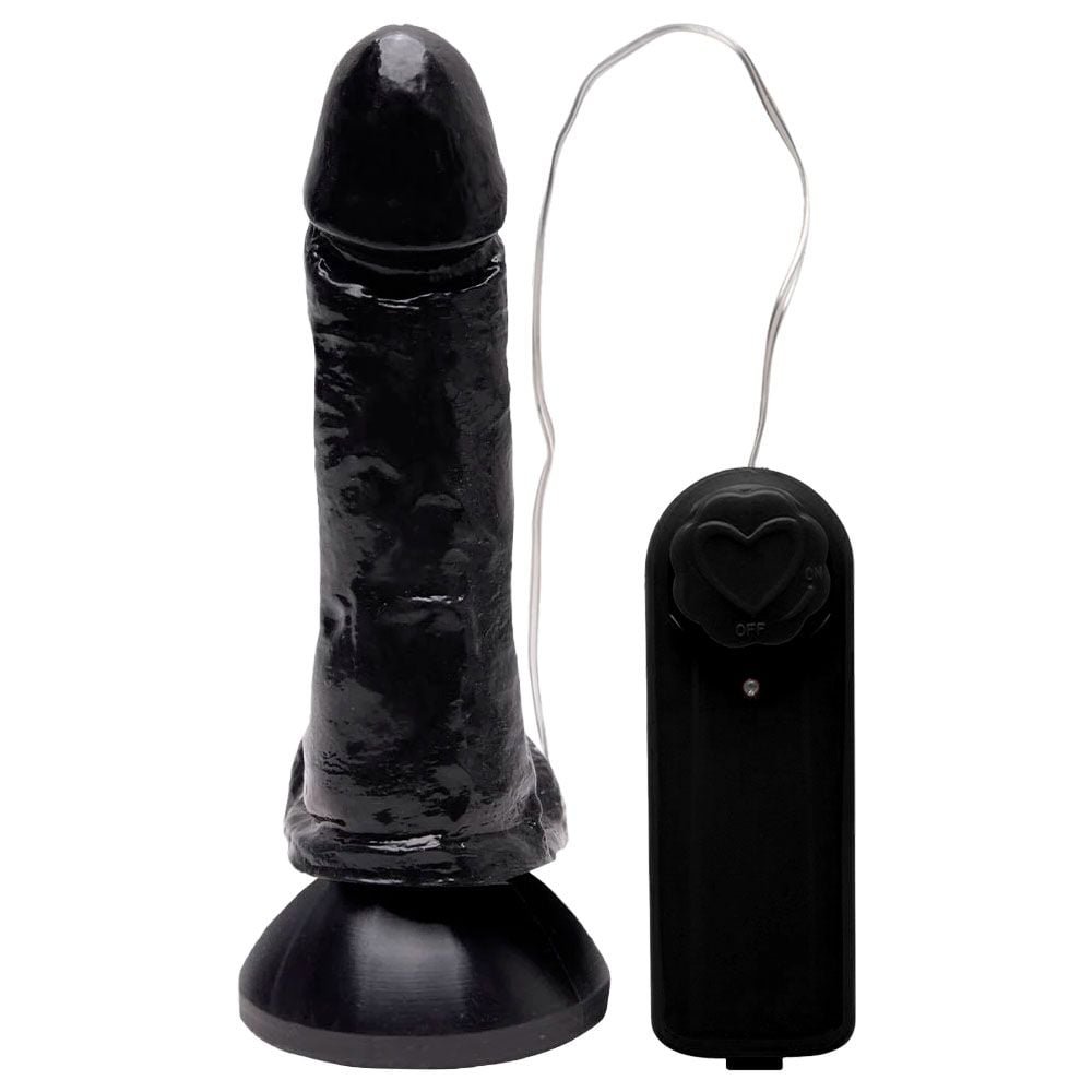 Pênis Vibrador Controle Externo Escroto 17,5 X 3,8cm Kgel