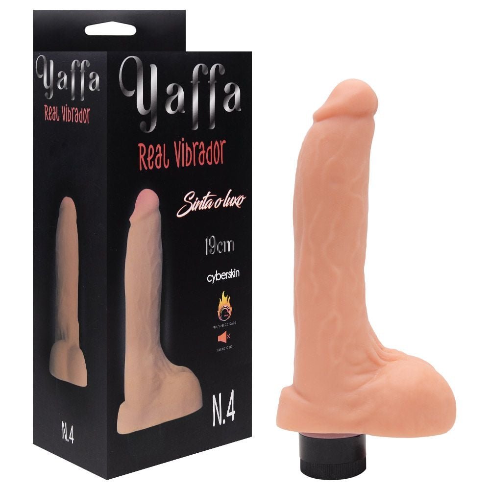 Pênis Vibrador Cyber Skyn 19 X 3,8cm Yaffa