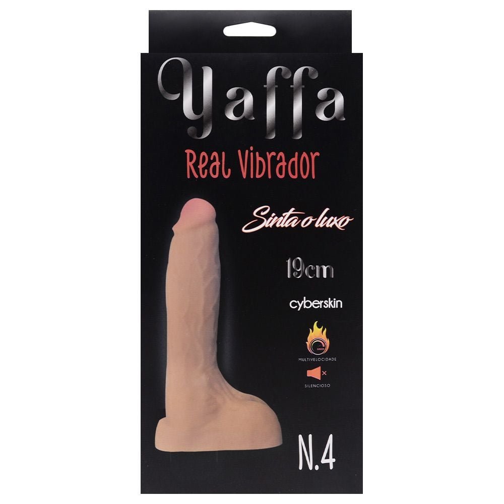 Pênis Vibrador Cyber Skyn 19 X 3,8cm Yaffa