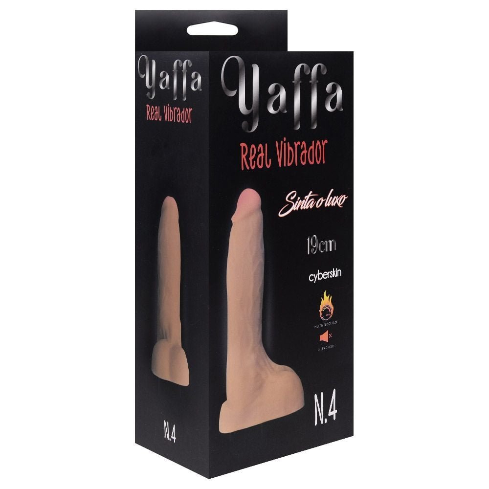 Pênis Vibrador Cyber Skyn 19 X 3,8cm Yaffa