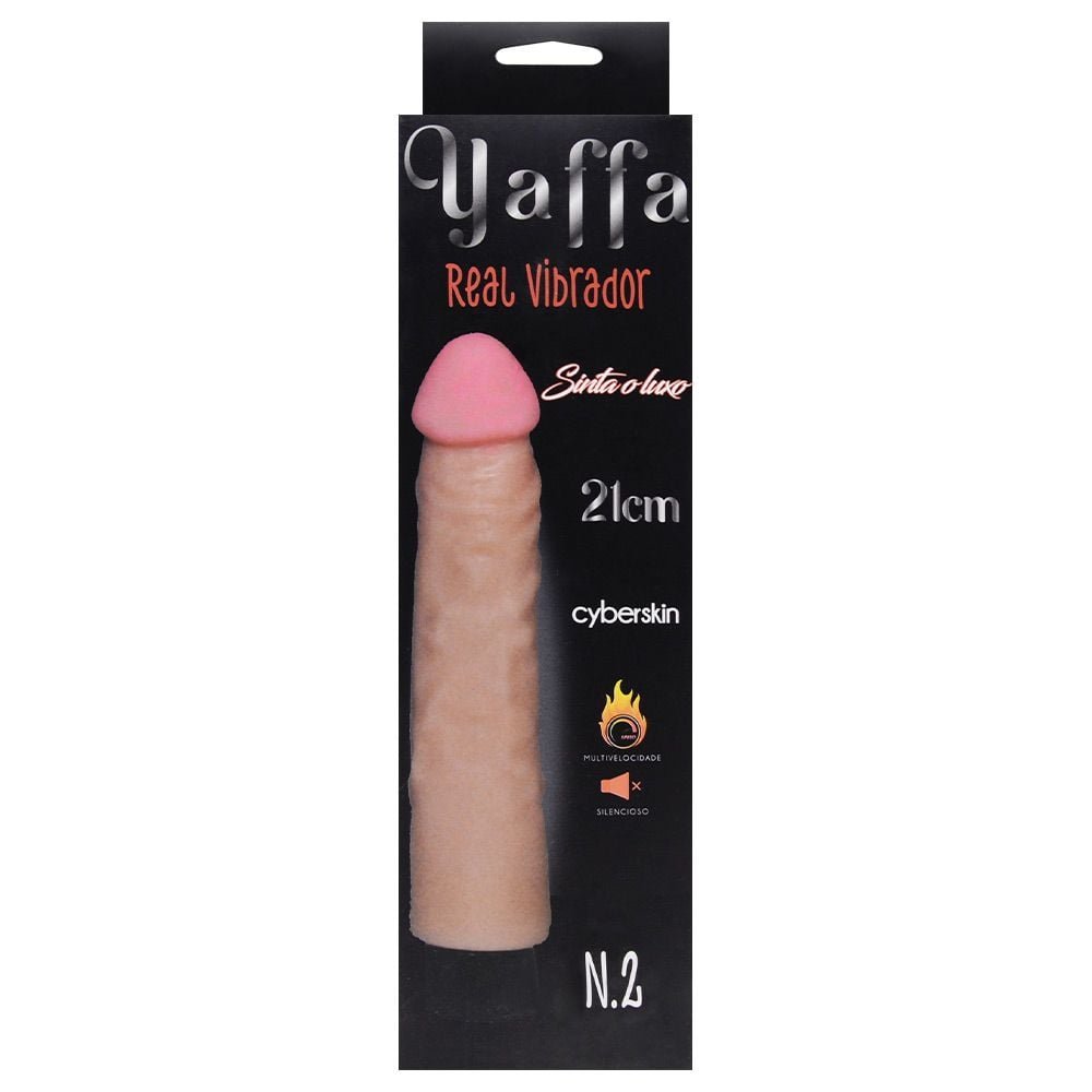 Pênis Vibrador Cyber Skyn 21 X 3,8cm Yaffa