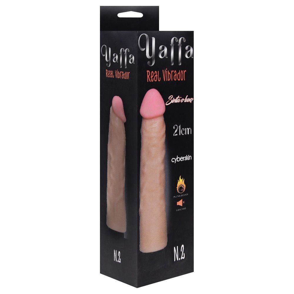 Pênis Vibrador Cyber Skyn 21 X 3,8cm Yaffa
