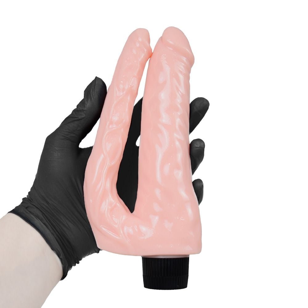 Pênis Vibrador Duplo Dong 21,5 X 4,5cm Youvibe Vipmix