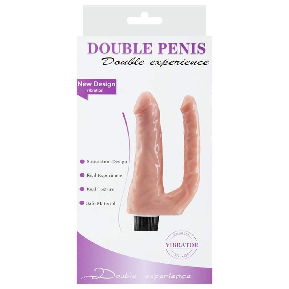 Pênis Vibrador Duplo Dong 21,5 X 4,5cm Youvibe Vipmix