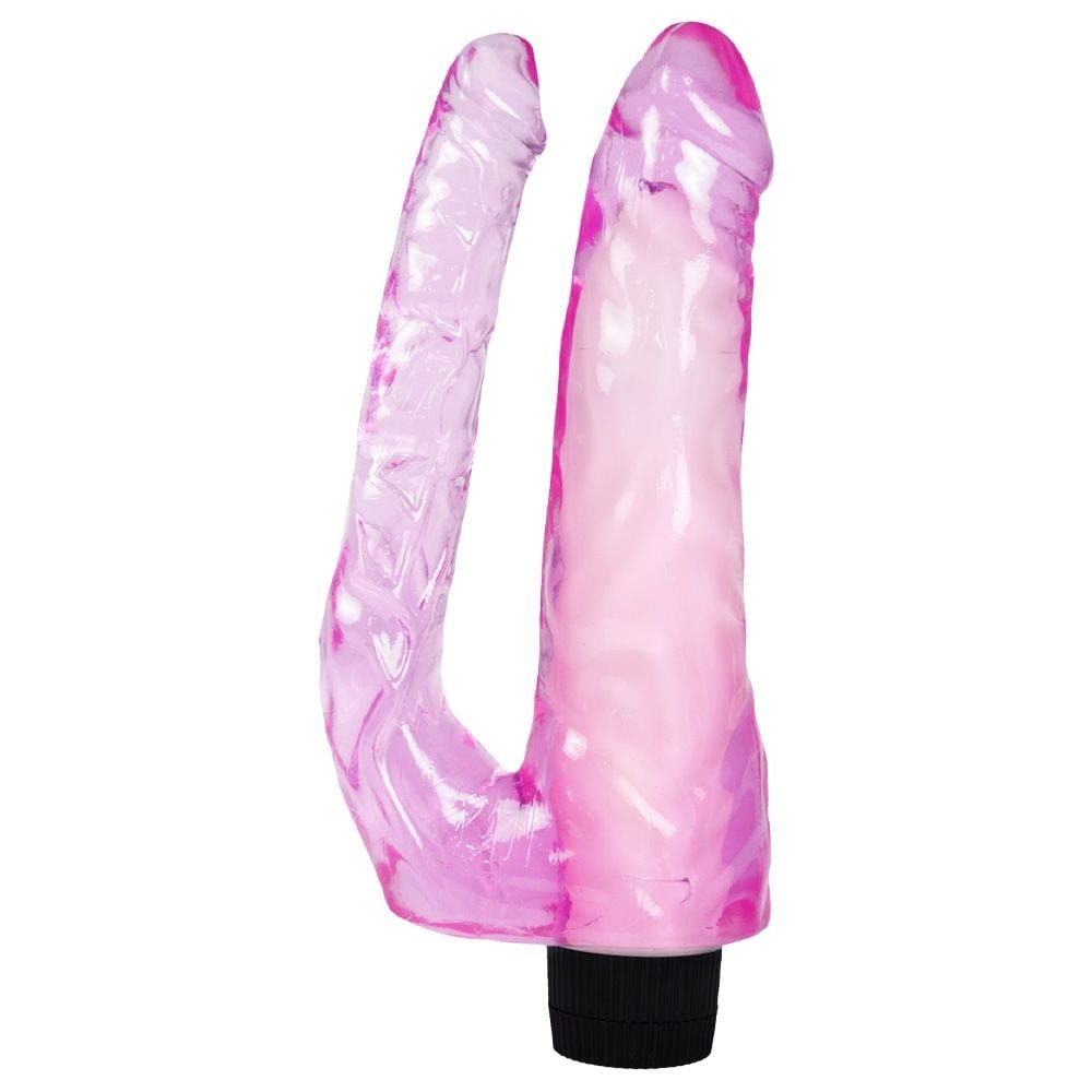 Pênis Vibrador Duplo Dong 21,5 X 4,5cm Youvibe Vipmix