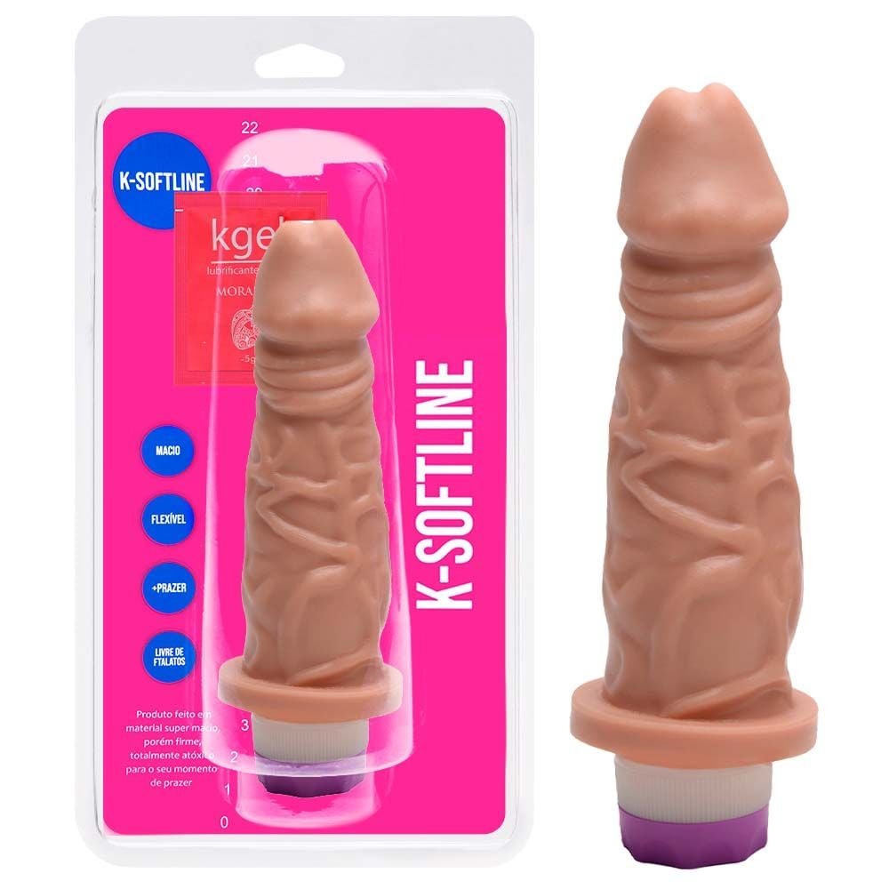 Pênis Vibrador Interno 18 X 4cm Kgel