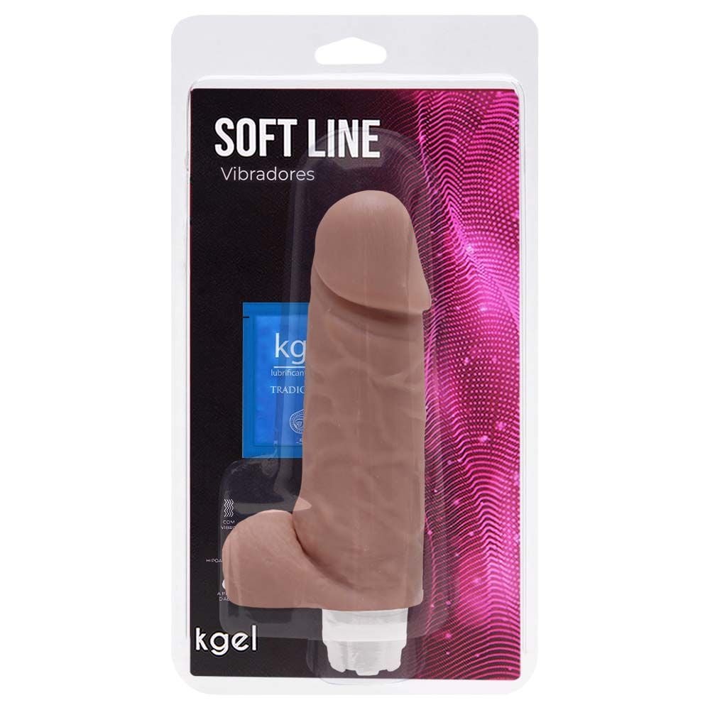 Pênis Vibrador Interno 18 X 5cm Kgel