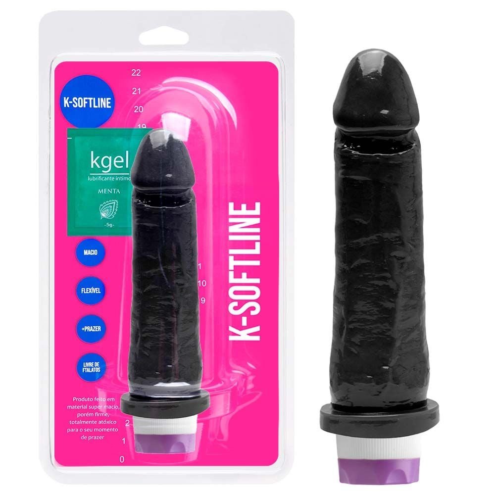 Pênis Vibrador Interno 19,5 X 4cm Kgel