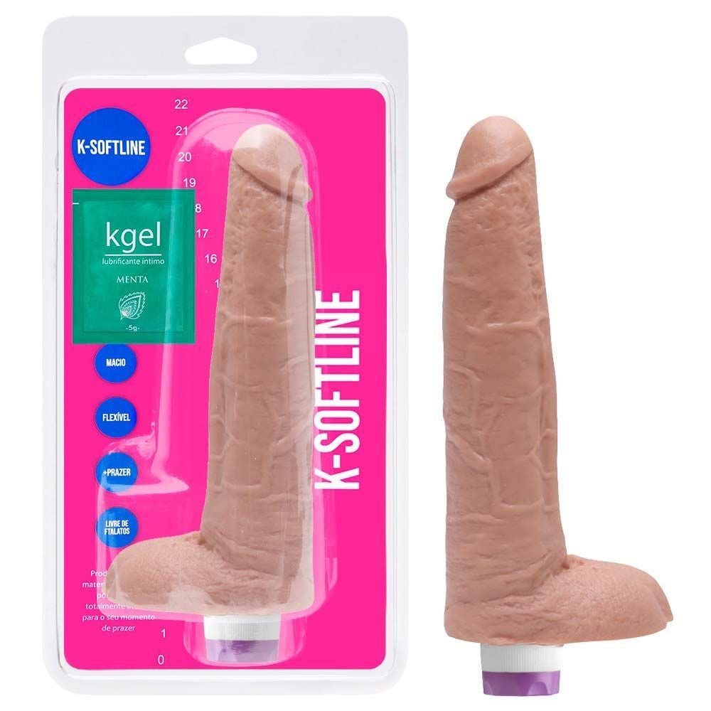 Pênis Vibrador Interno 27 X 5,6cm Kgel