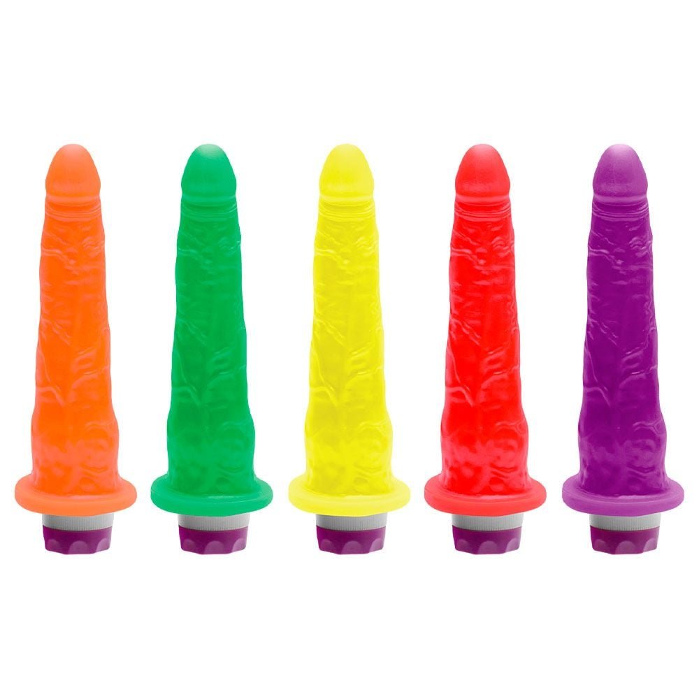 Pênis Vibrador Interno Colors 18 X 3,5cm Kgel