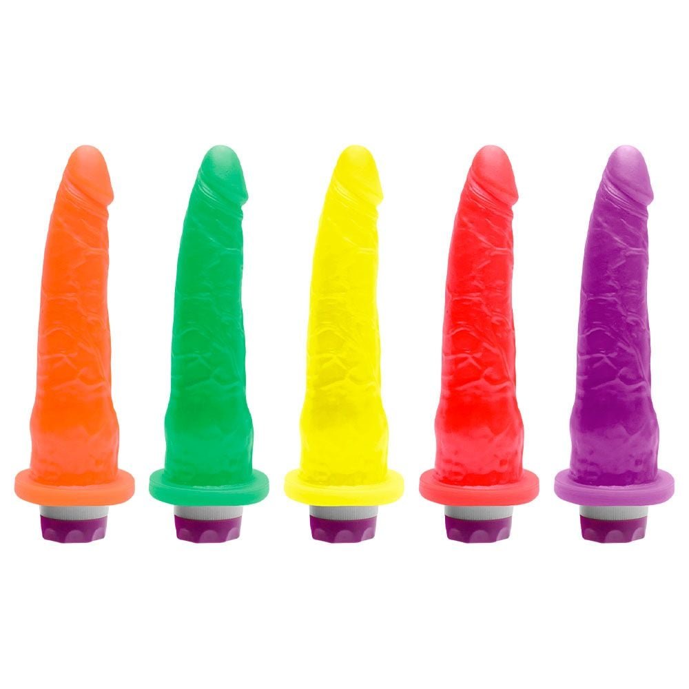 Pênis Vibrador Interno Colors 18 X 3,5cm Kgel