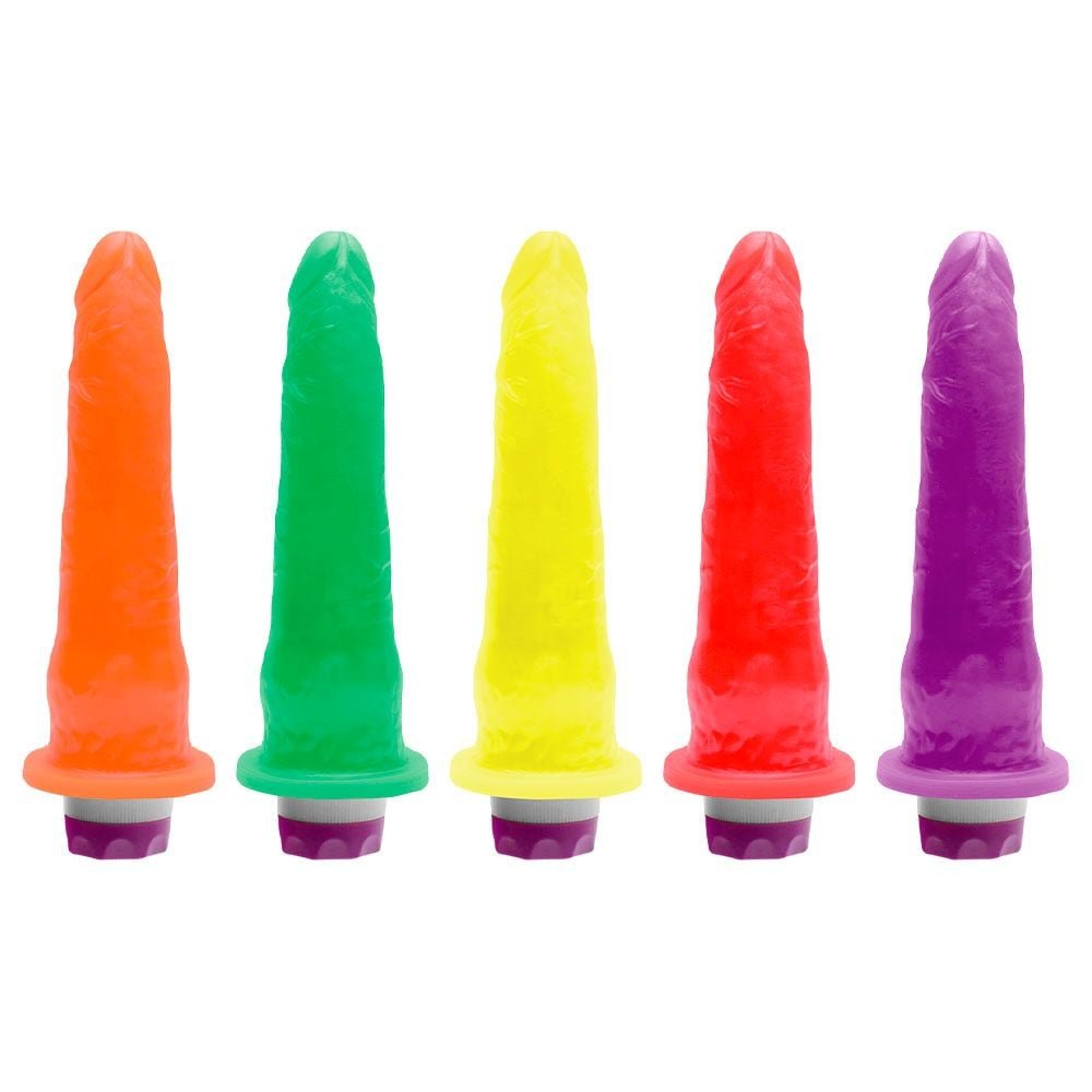 Pênis Vibrador Interno Colors 18 X 3,5cm Kgel