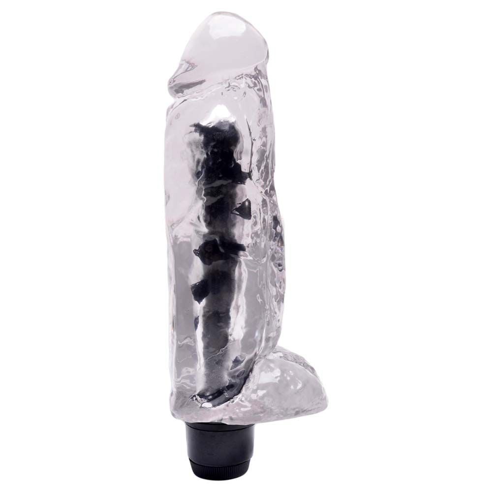 Pênis Vibrador Jelly 18,5 X 4,5cm Multivelocidade Kgel