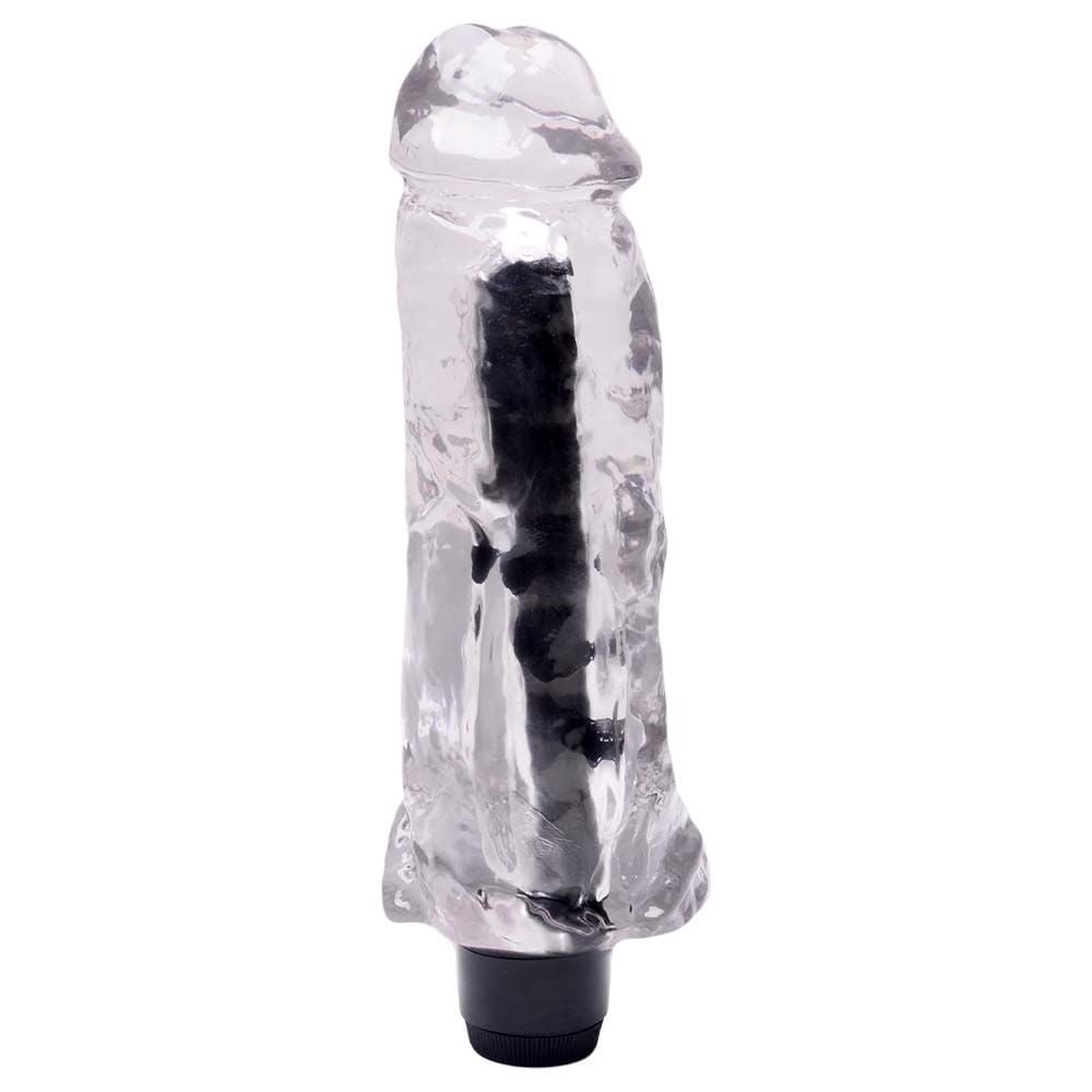 Pênis Vibrador Jelly 18,5 X 4,5cm Multivelocidade Kgel