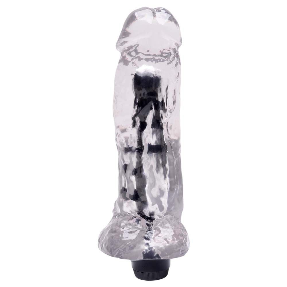 Pênis Vibrador Jelly 18,5 X 4,5cm Multivelocidade Kgel