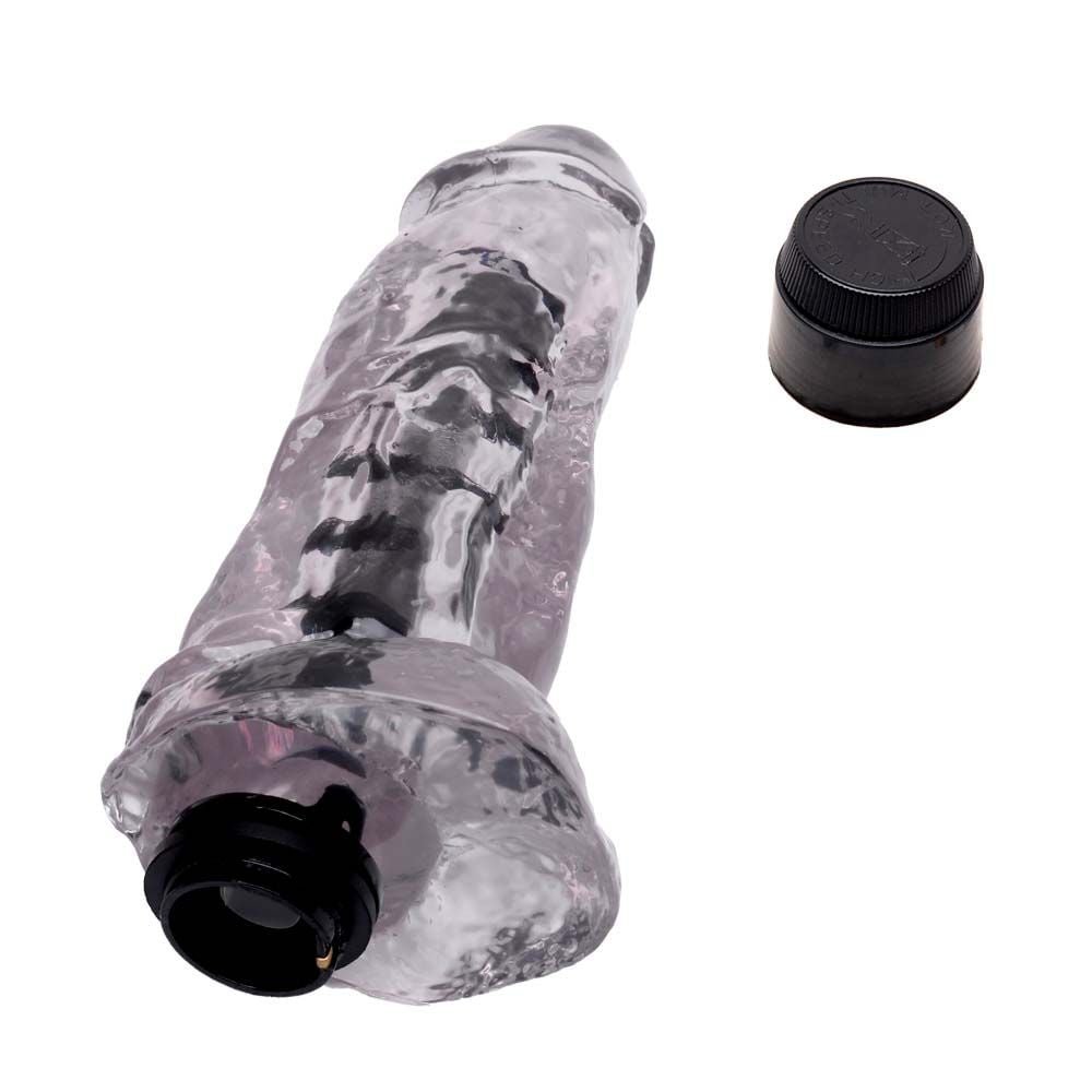 Pênis Vibrador Jelly 18,5 X 4,5cm Multivelocidade Kgel