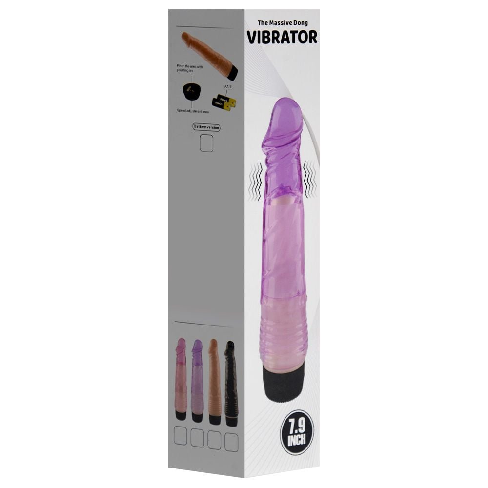 Pênis Vibrador Massive Dong 20 X 4cm Youvibe Vipmix