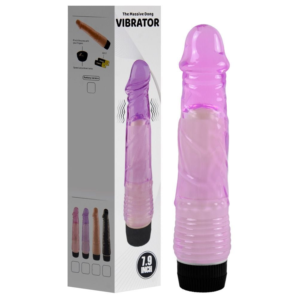 Pênis Vibrador Massive Dong 20 X 4cm Youvibe Vipmix