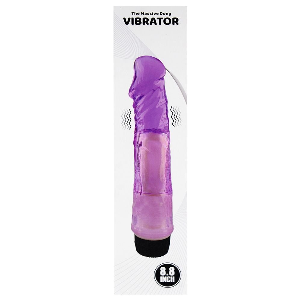 Pênis Vibrador Massive Dong 22,5 X 4,3cm Youvibe Vipmix