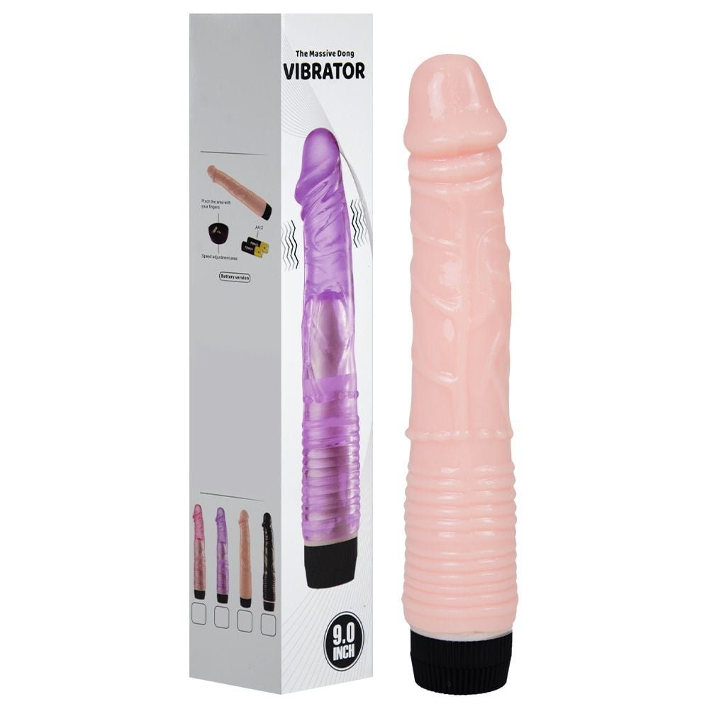 Pênis Vibrador Massive Dong 23 X 4cm Youvibe Vipmix