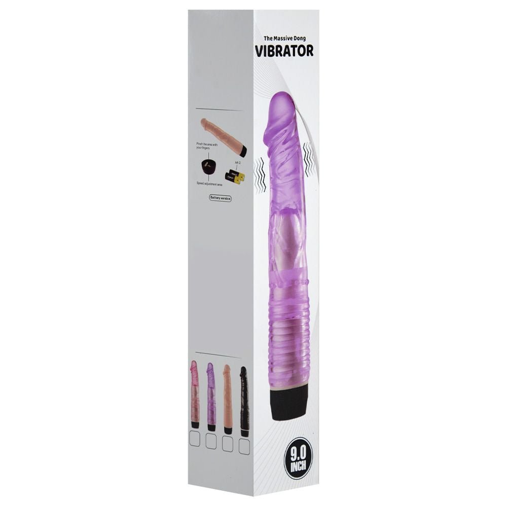 Pênis Vibrador Massive Dong 23 X 4cm Youvibe Vipmix