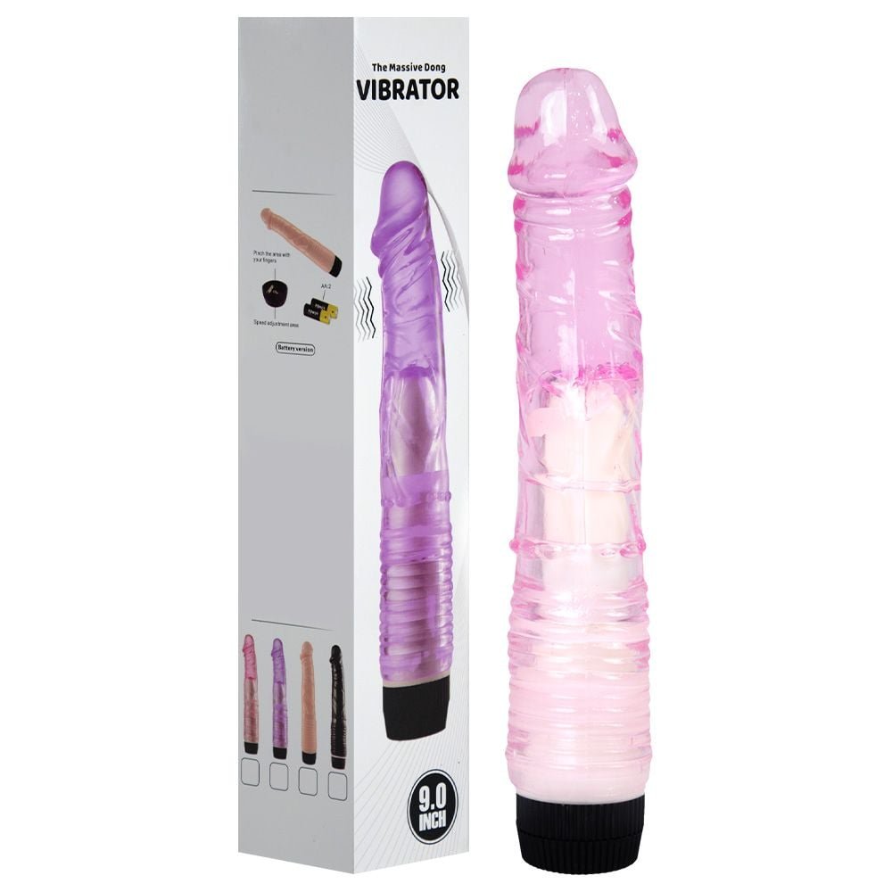 Pênis Vibrador Massive Dong 23 X 4cm Youvibe Vipmix