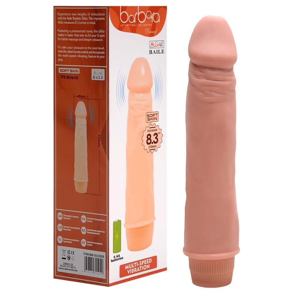 Pênis Vibrador Multivelocidade 21,5 X 4cm Baile Vipmix
