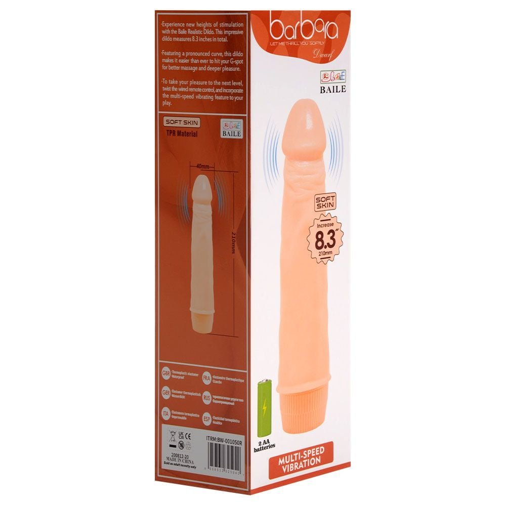 Pênis Vibrador Multivelocidade 21,5 X 4cm Baile Vipmix