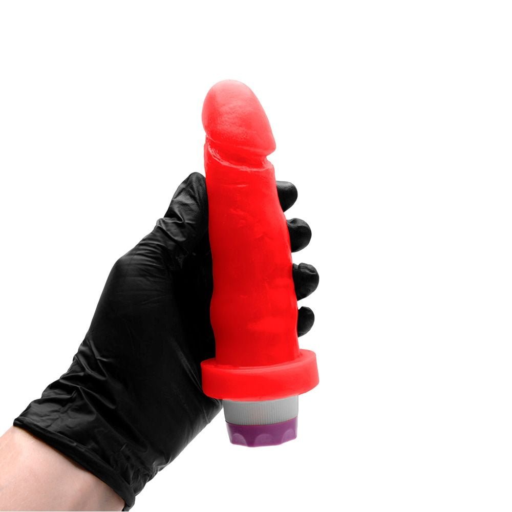 Pênis Vibrador Multivelocidade Colors 15,5 X 3,7cm Kgel
