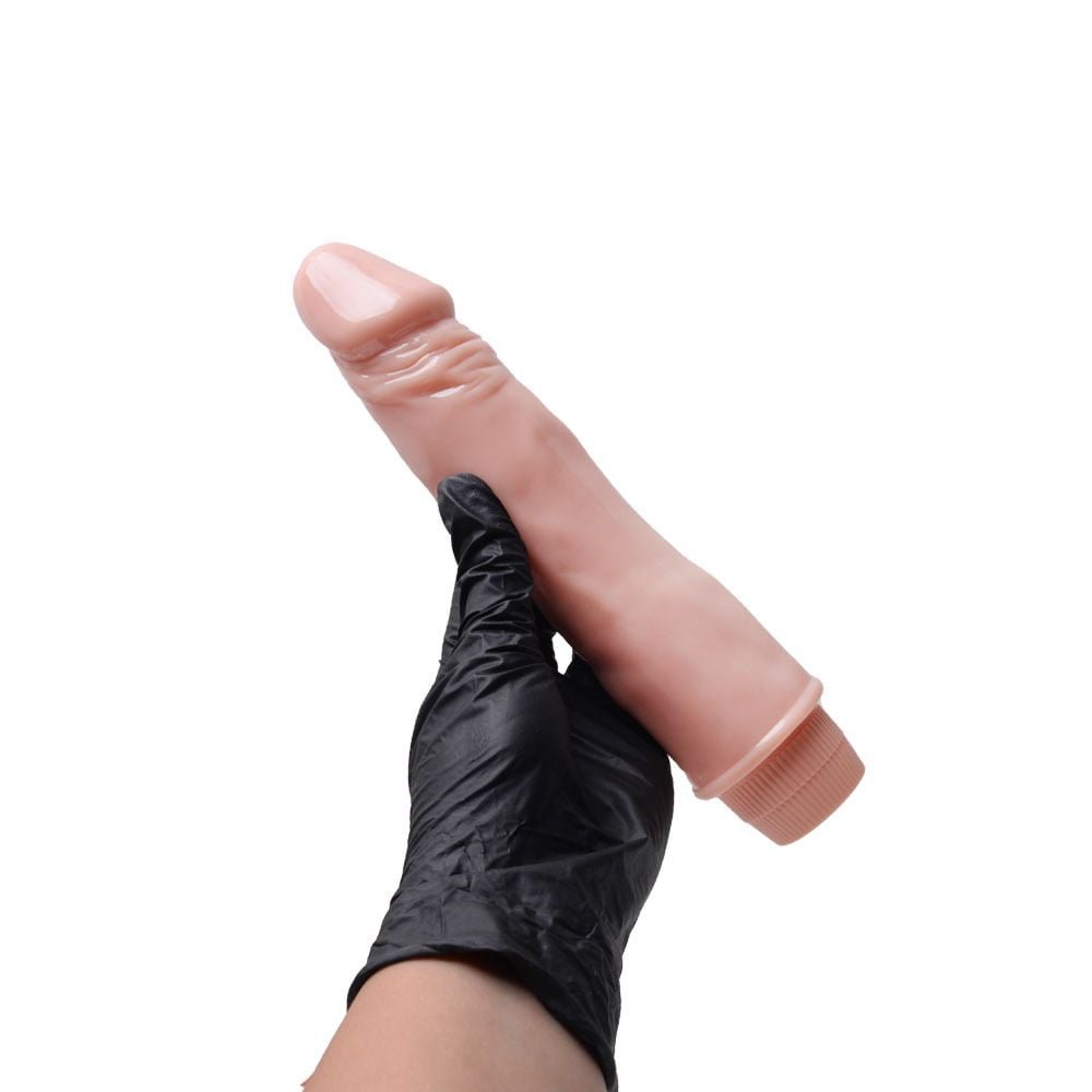 Pênis Vibrador Silicone 21,5 X 4cm Barbara Sexy Import