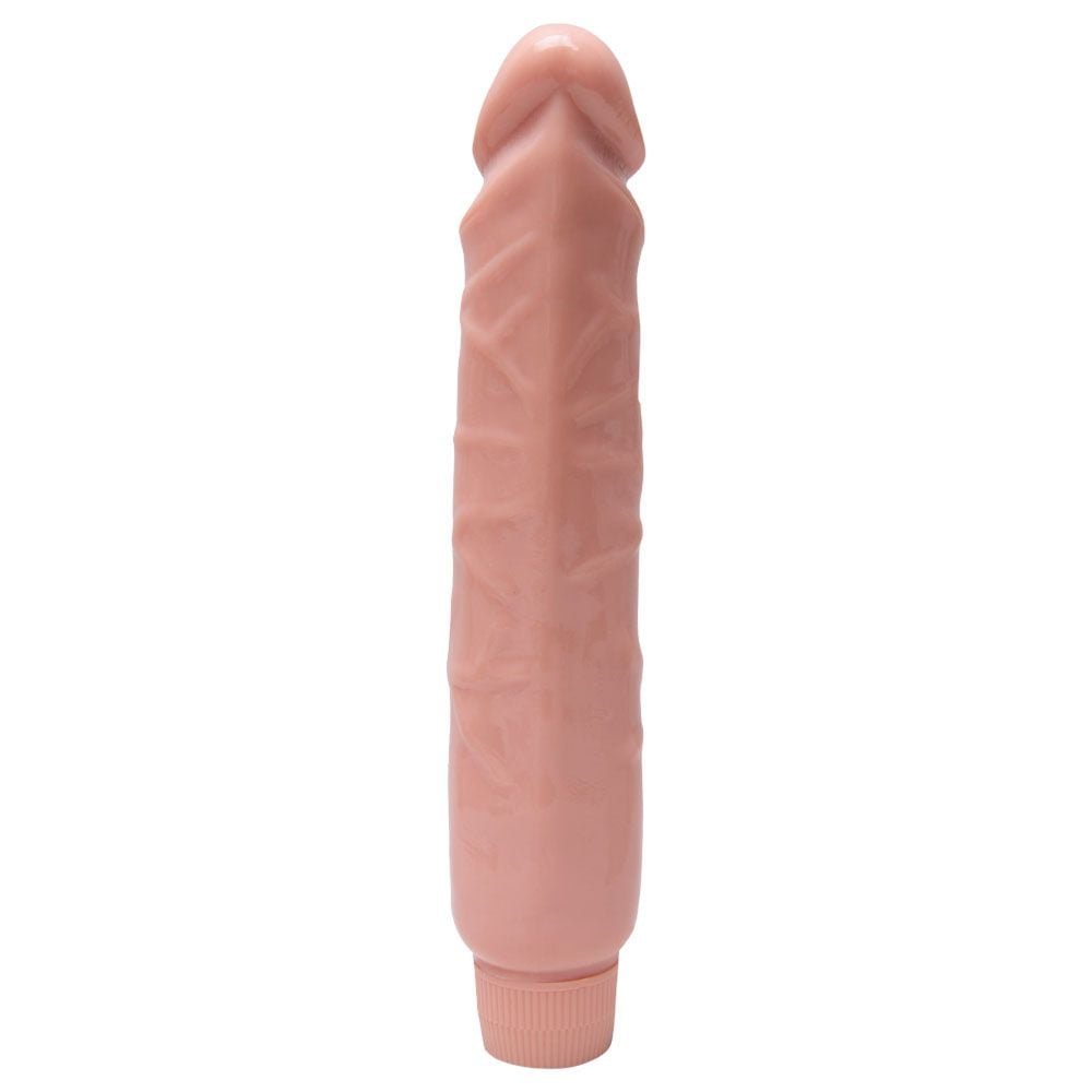 Pênis Vibrador Silicone 25 X 4,8cm Barbara Vipmix