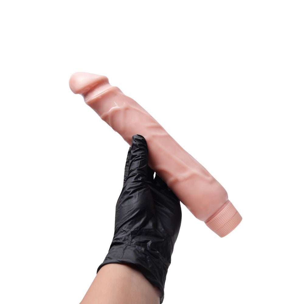 Pênis Vibrador Silicone 25 X 4,8cm Barbara Vipmix