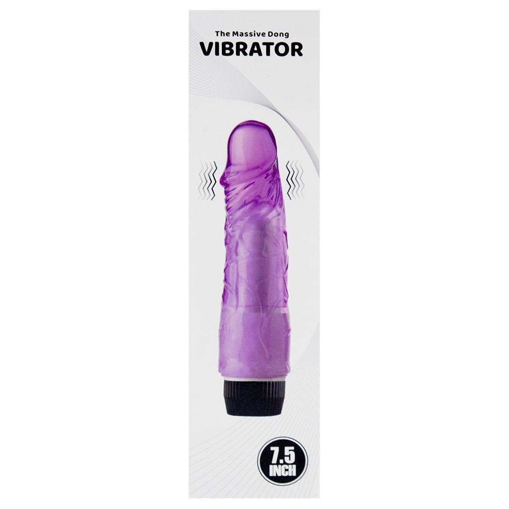 Pênis Vibrator Massive Dong 18,5 X 4cm Youvibe Vipmix