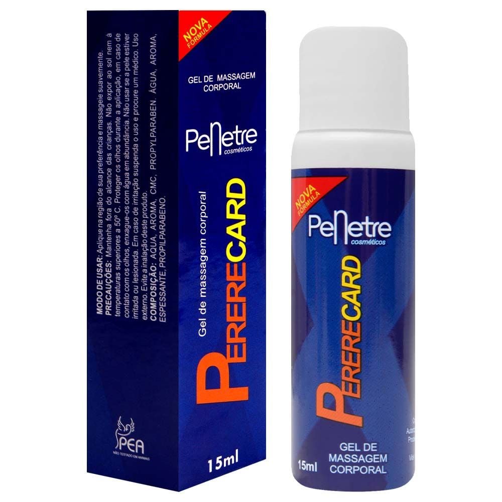 Pererecard Gel Lubrificante Sexo Oral 15ml Penetre