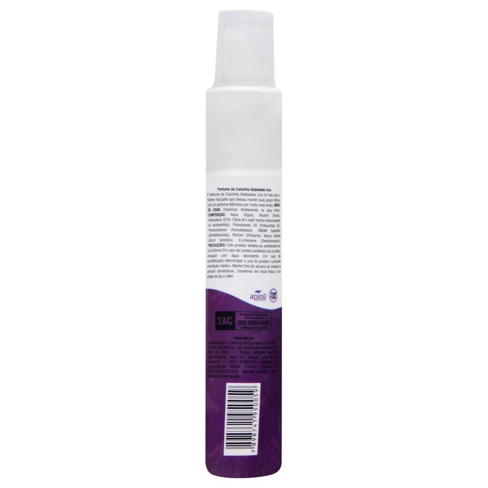 Perfume De Calcinha Aromático 40ml Apinil