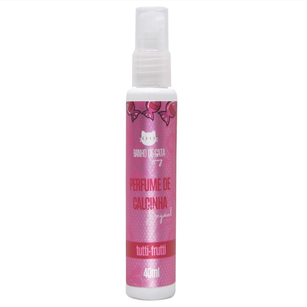 Perfume De Calcinha Beijável 40ml Banho De Gata