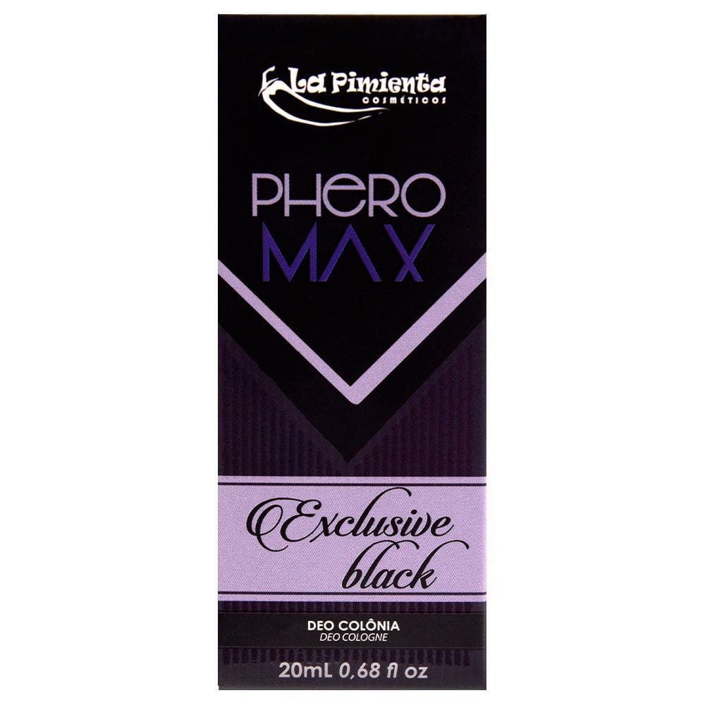 Perfume Masculino Exclusive Black 20ml La Pimienta