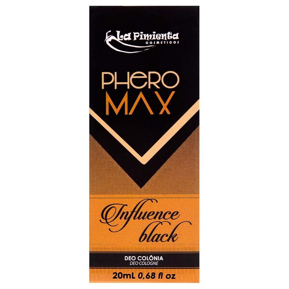 Perfume Masculino Influence Black 20ml La Pimienta