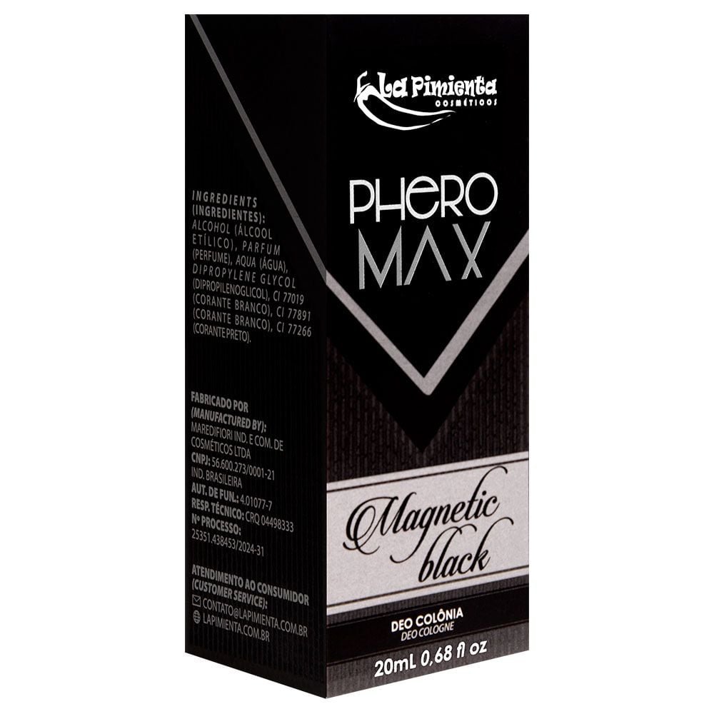 Perfume Masculino Magnetic Black 20ml La Pimienta