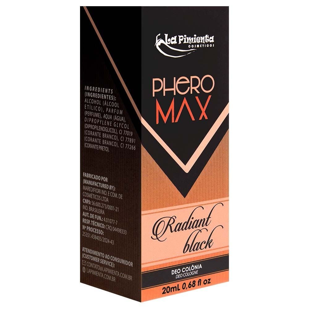Perfume Masculino Radiant Black 20ml La Pimienta