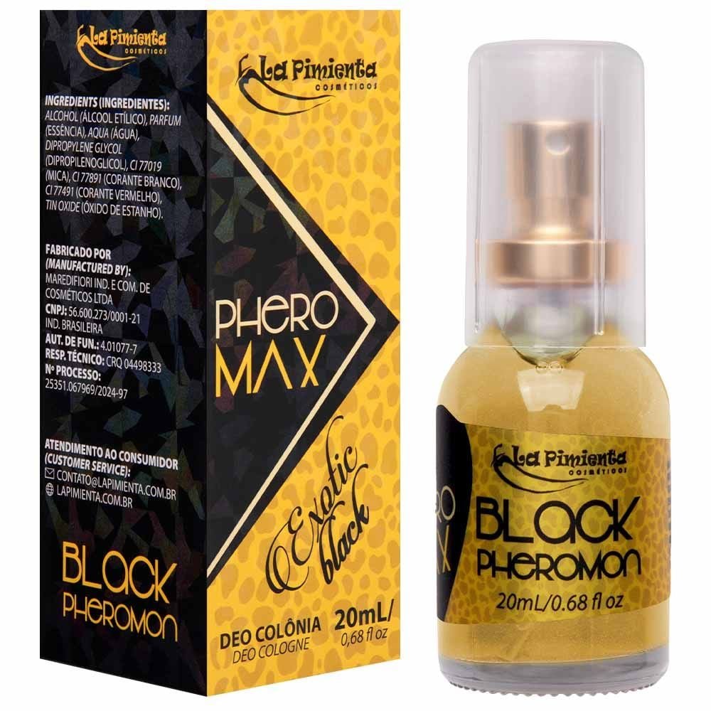 Perfume Phero-max Exotic Black 20ml La Pimienta