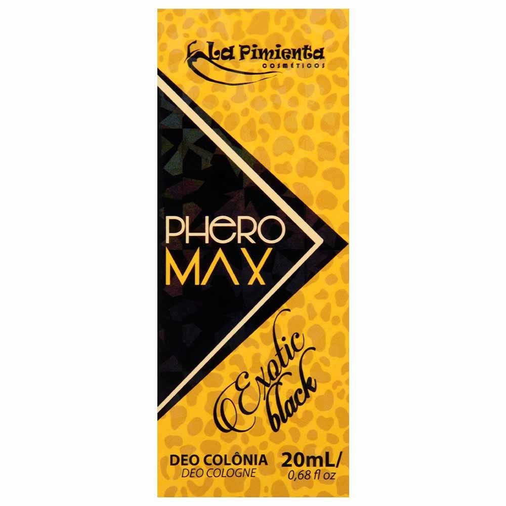Perfume Phero-max Exotic Black 20ml La Pimienta