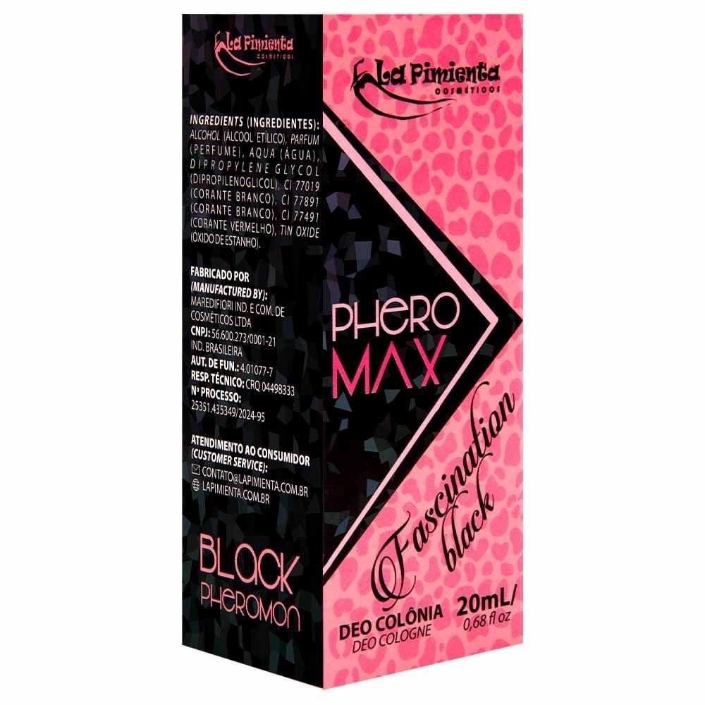 Perfume Pheromax Fascination Black 20ml La Pimienta