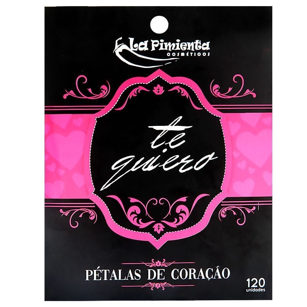 Pétalas Coração Rosa 120 Unidades La Pimienta